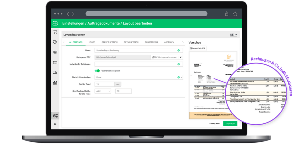 3layoutuebersicht billbee p 1080